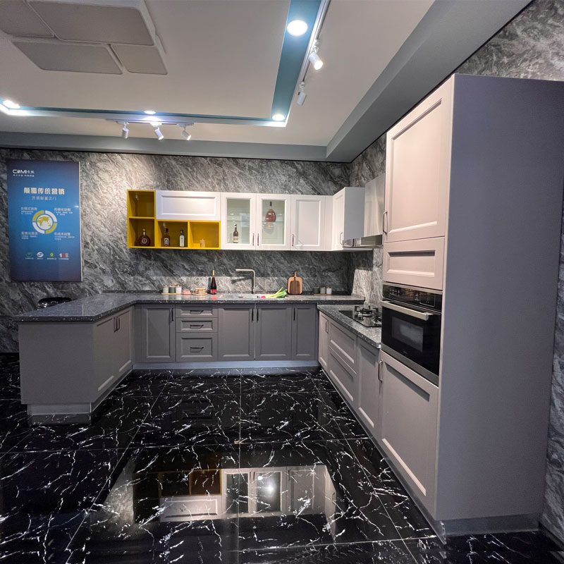 Waarom worden moderne grijze keukenkasten van PVC de eerste keuze voor moderne huizen?