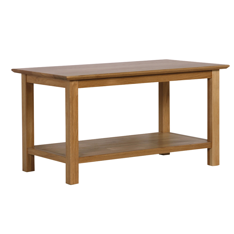 Moderne eikenhouten salontafel